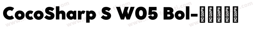 CocoSharp S W05 Bol字体转换